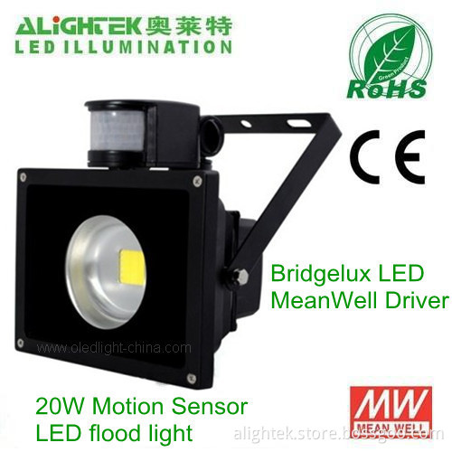 Pir Motion Sensor 20w Led Floodlight